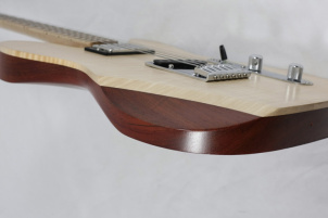 Hybrid Electric Guitar Chamfer Detail