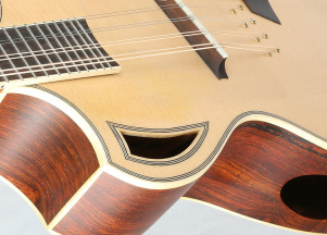 Acoustic Guitar Details Mandolin F Hole Combolin