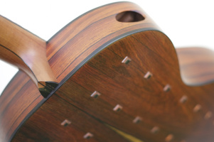 Acoustic Guitar Details Cocobolo Shoulders
