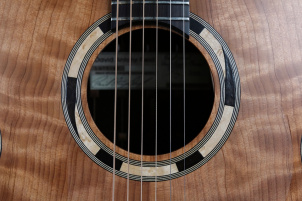 Acoustic Guitar Sound Hole Blackwood Maple Rossette