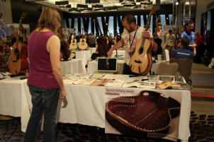 Table At Montreal Guitar Show