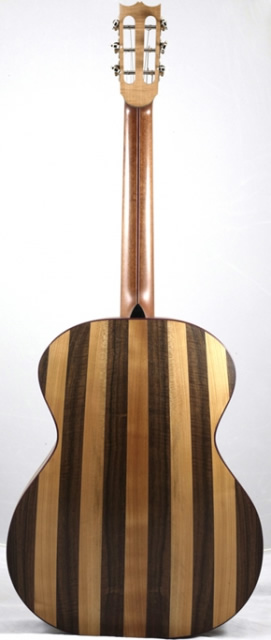 Acoustic Guitar Rear ViewsWalnut And Cherry Back